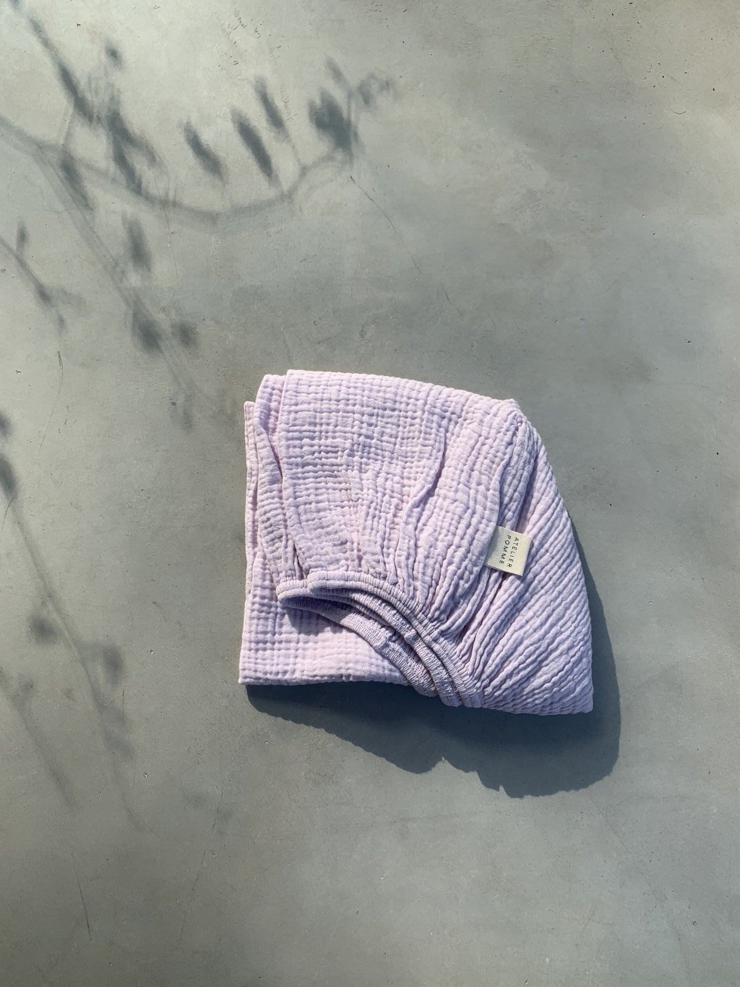 Fitted sheet cot lucky lila 