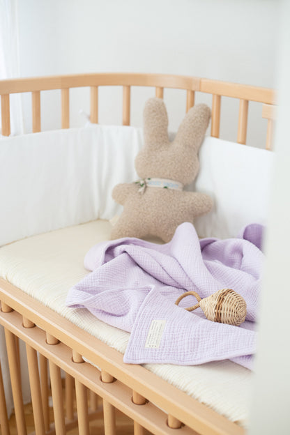 Fitted sheet crib cosy white 