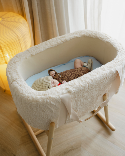 FITTED SHEET CRIB | DREAMY BLUE