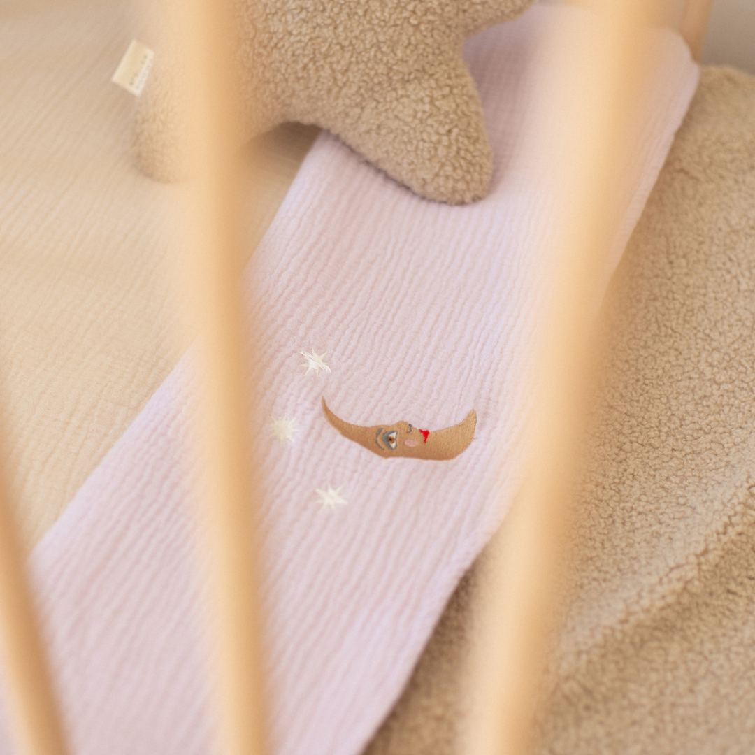 Flat sheet cot lucky lila 