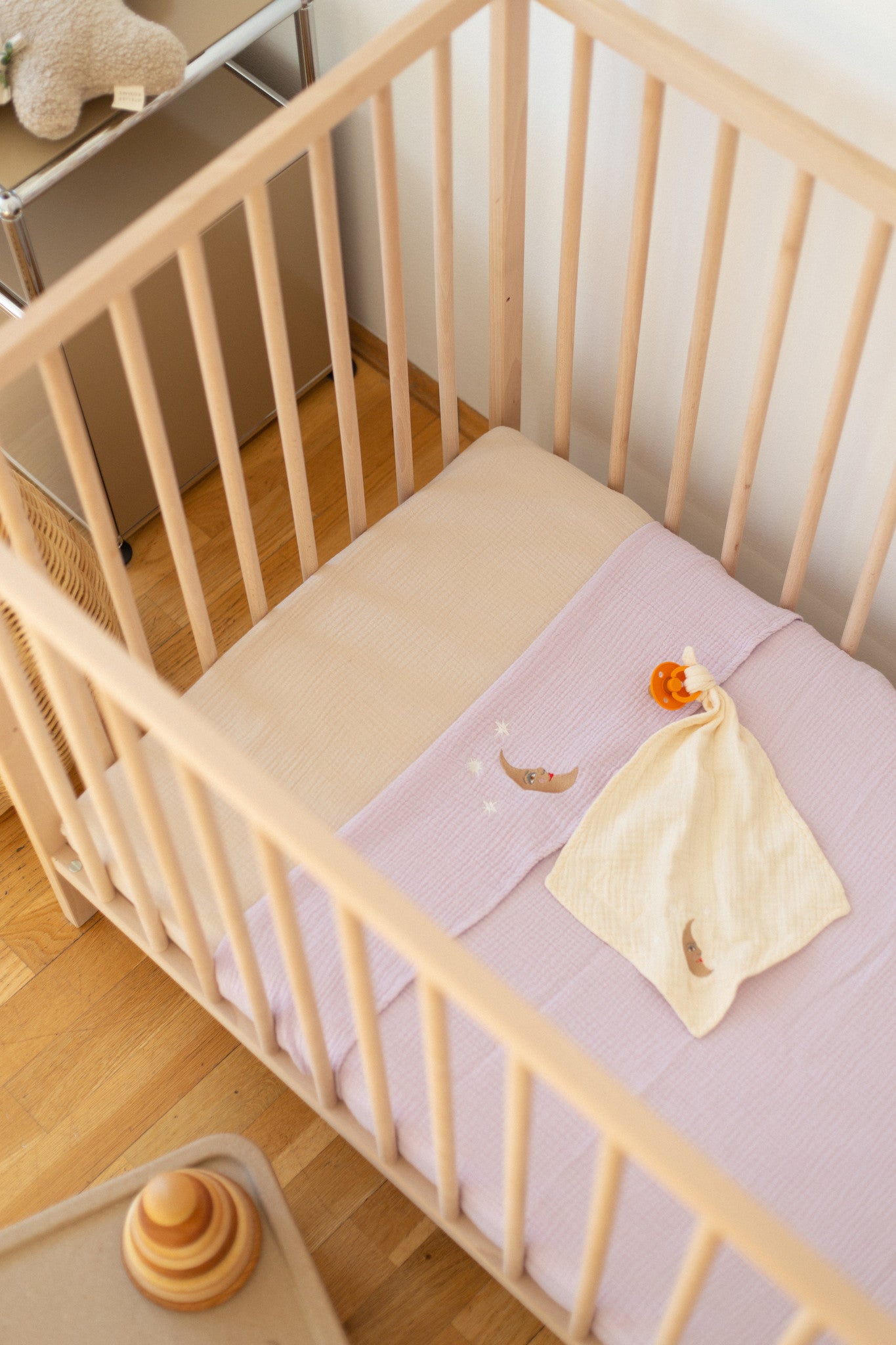 Flat sheet cot lucky lila 