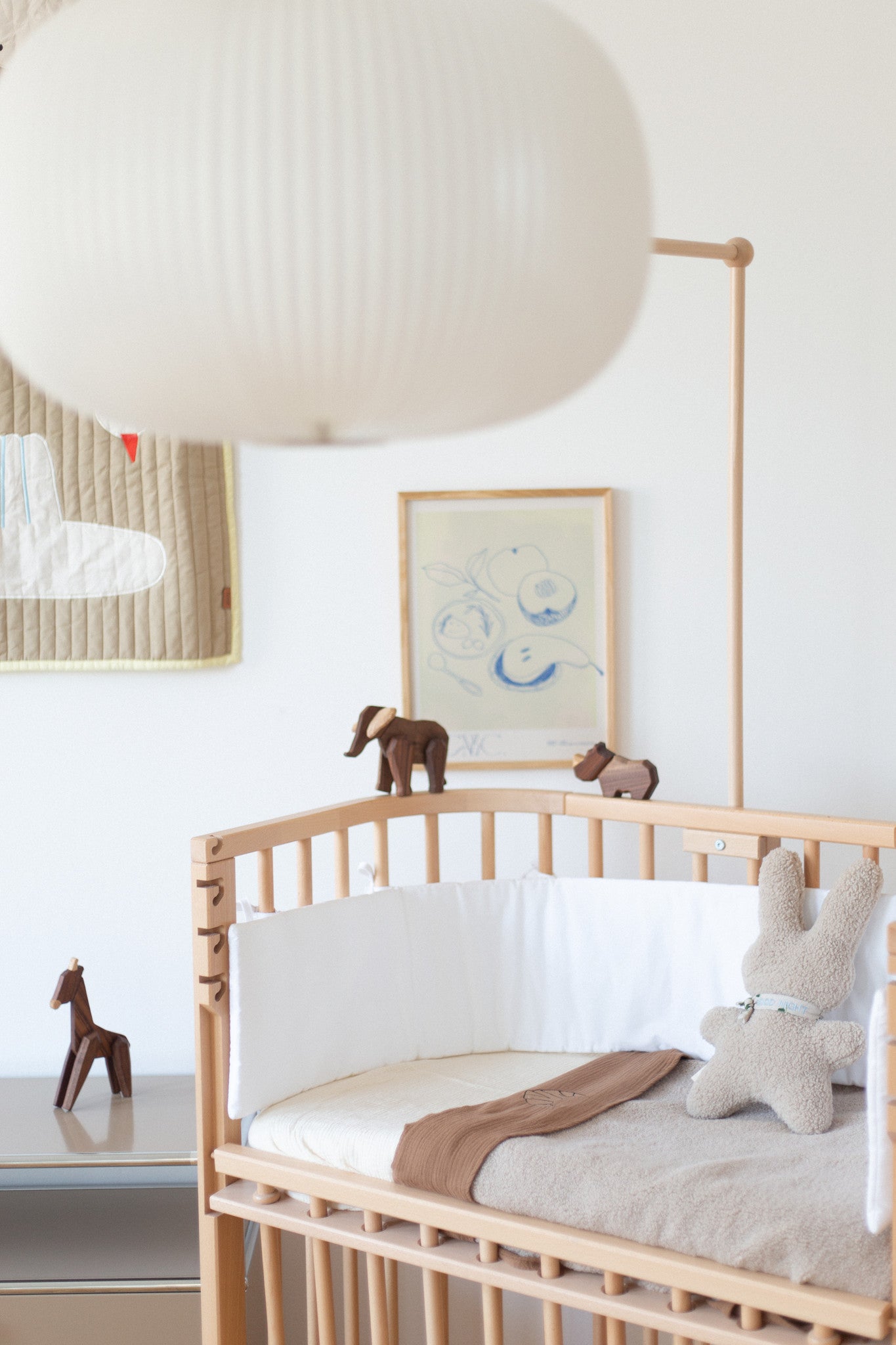 Flat sheet crib better brownie 