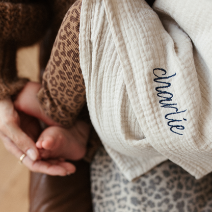 Flat sheet crib bonjour beige 