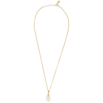 Muschelanhänger mit Goldkette
