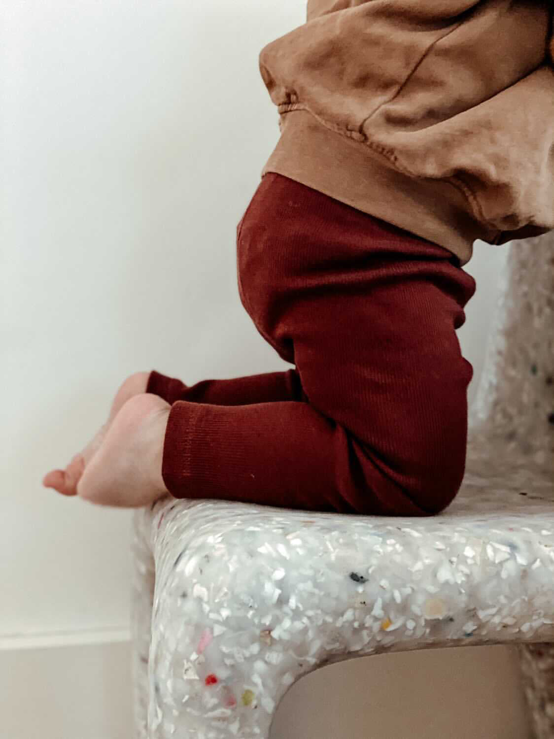 Happy pants burgundy boo 