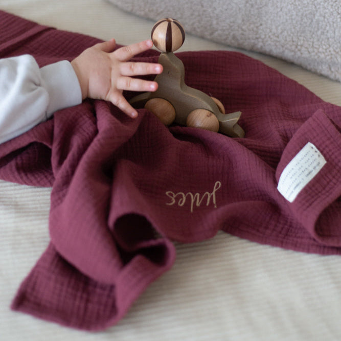 Huge towel burgundy boo