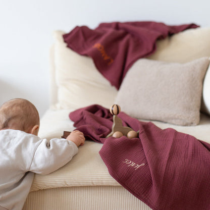 Huge towel burgundy boo