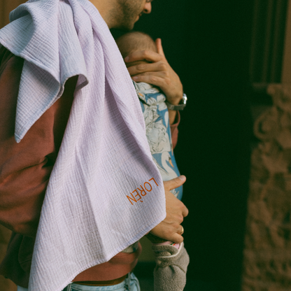 Huge towel lucky lila 