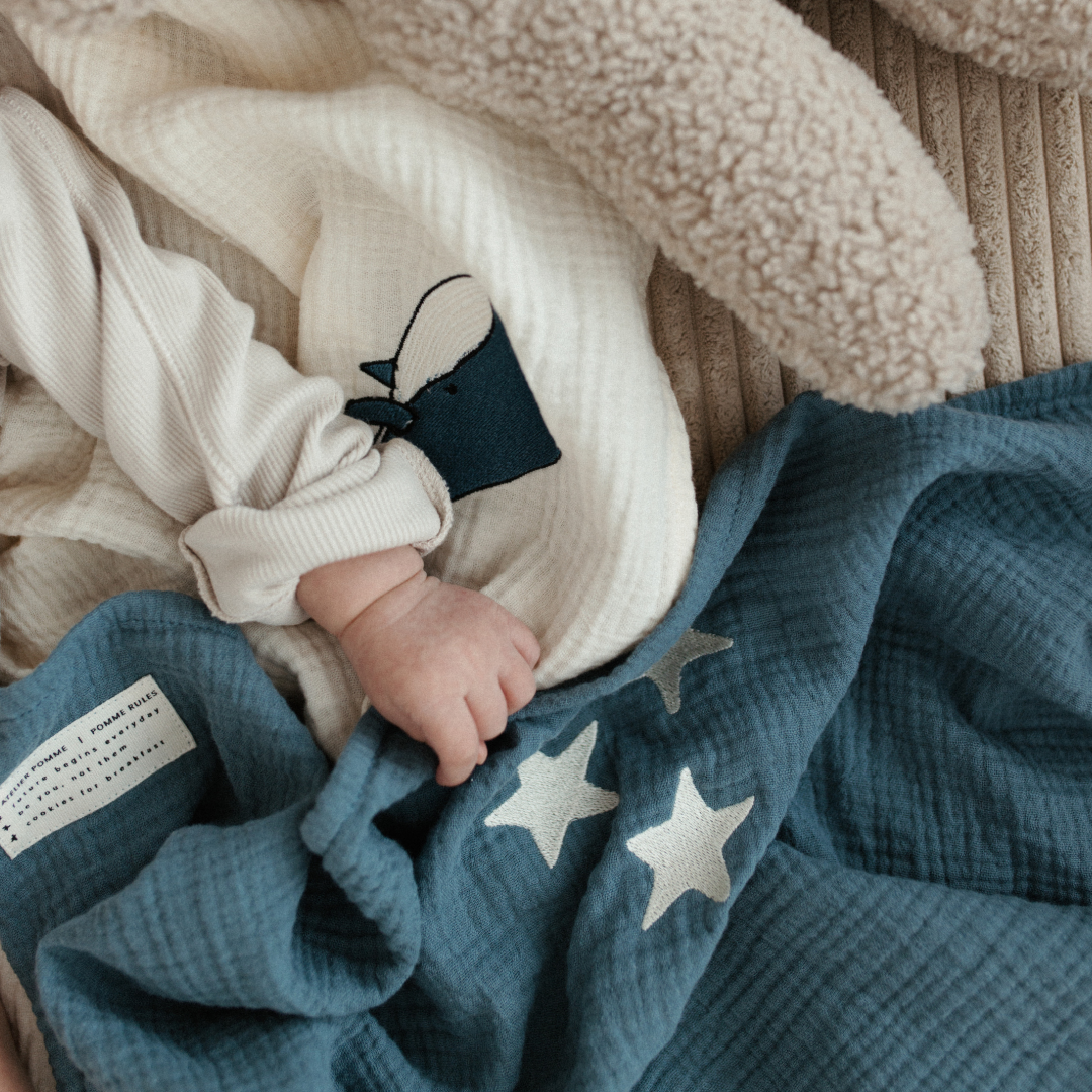 Huge towel misty blue 