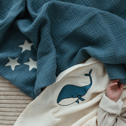 Huge towel misty blue 