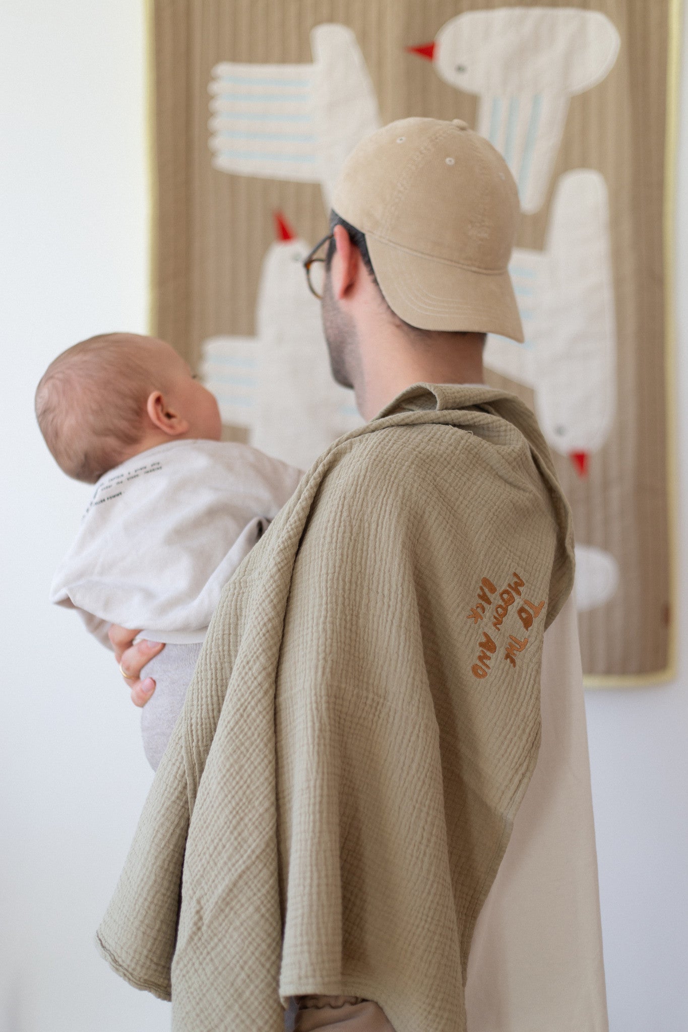 Huge towel morning moss 