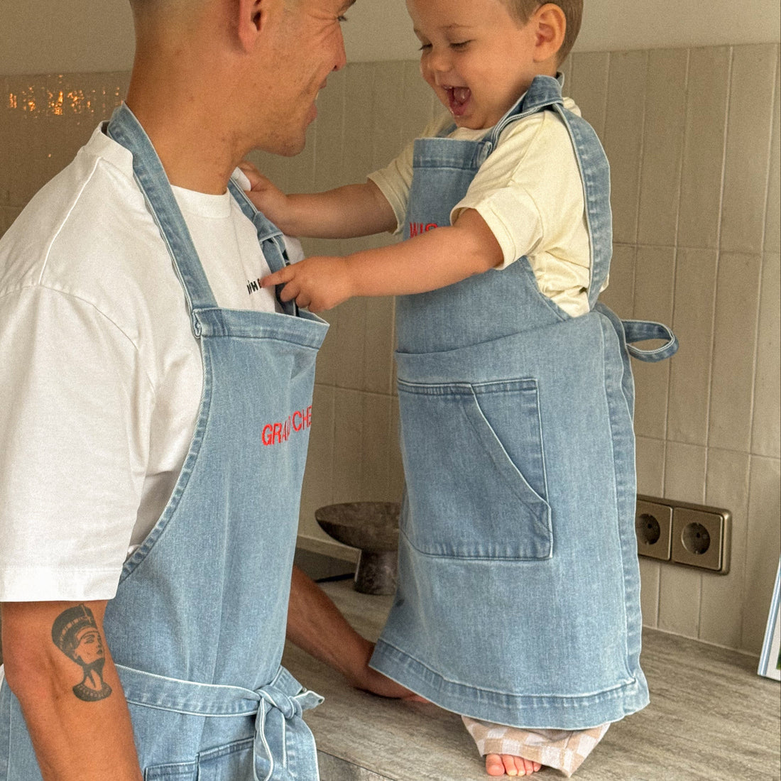 SCHORT PETIT CHEF | DENIM