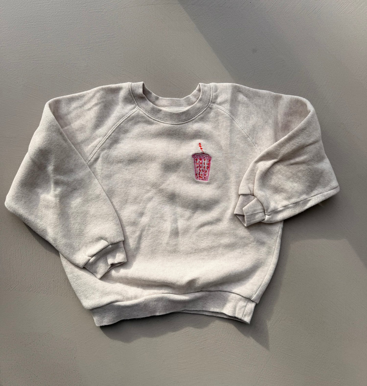 SAMPLE SALE | SWEATER BONJOUR BEIGE 4 YEARS