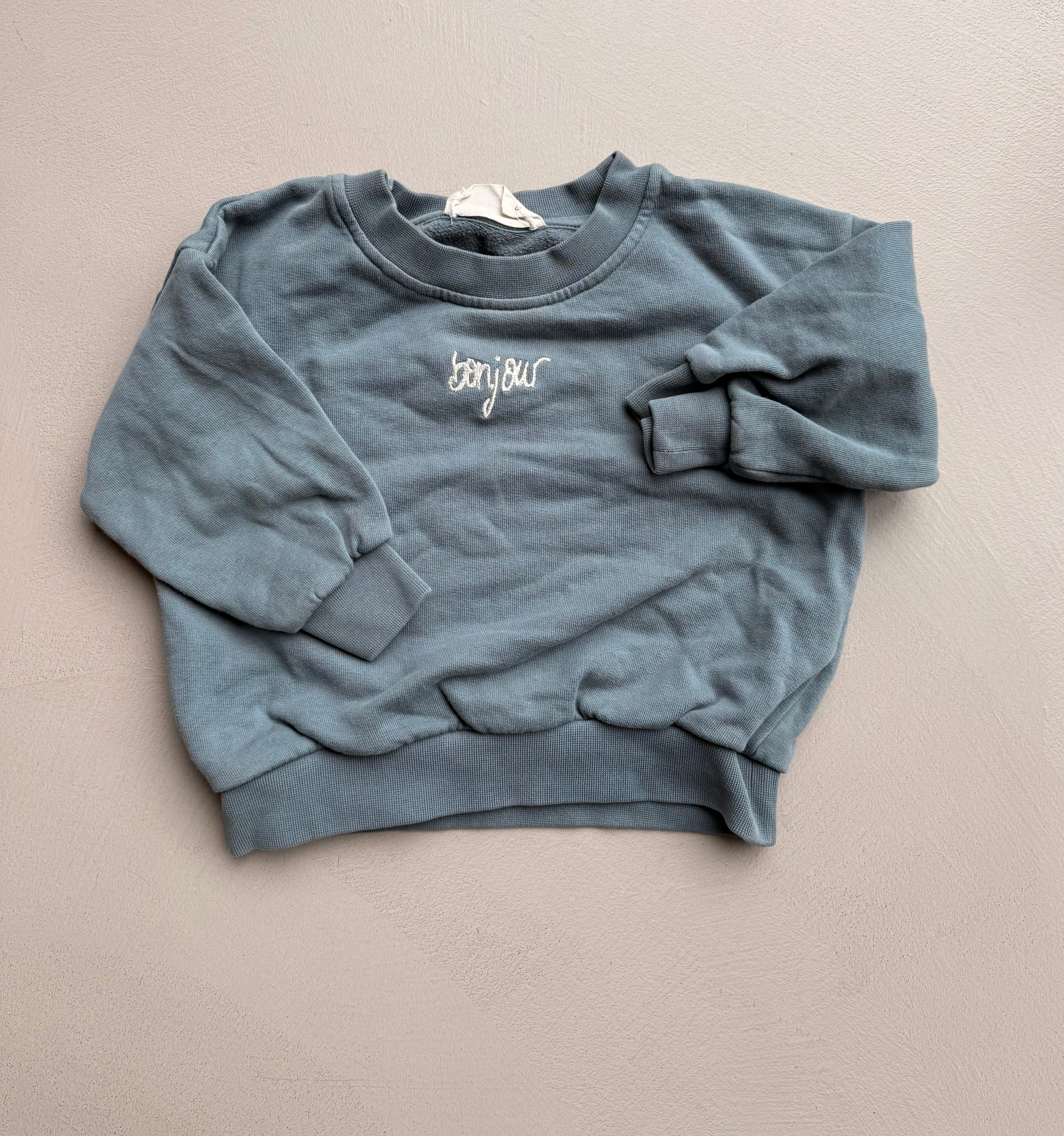 SAMPLE SALE | SWEATER MISTY BLUE 1 YEAR