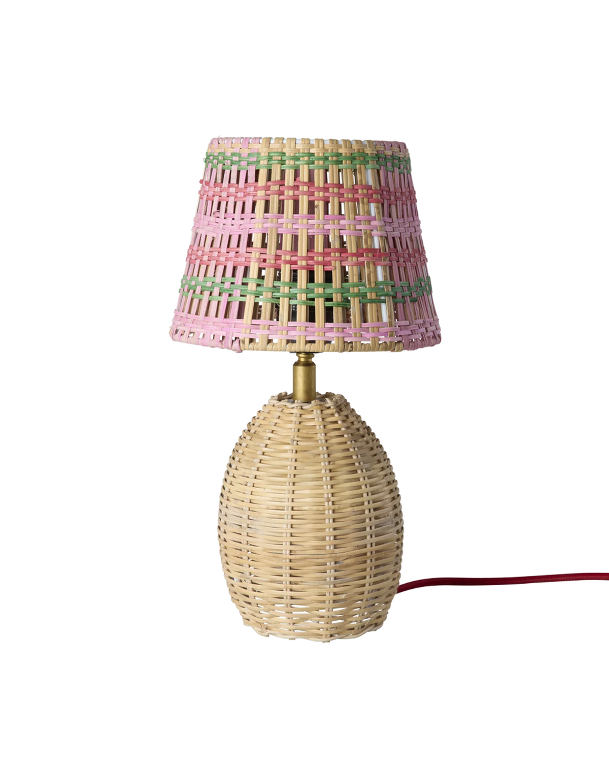 The Cutest Little Rattan Lamp