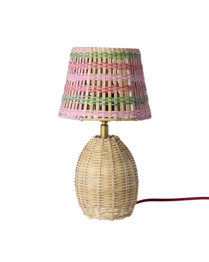 The Cutest Little Rattan Lamp