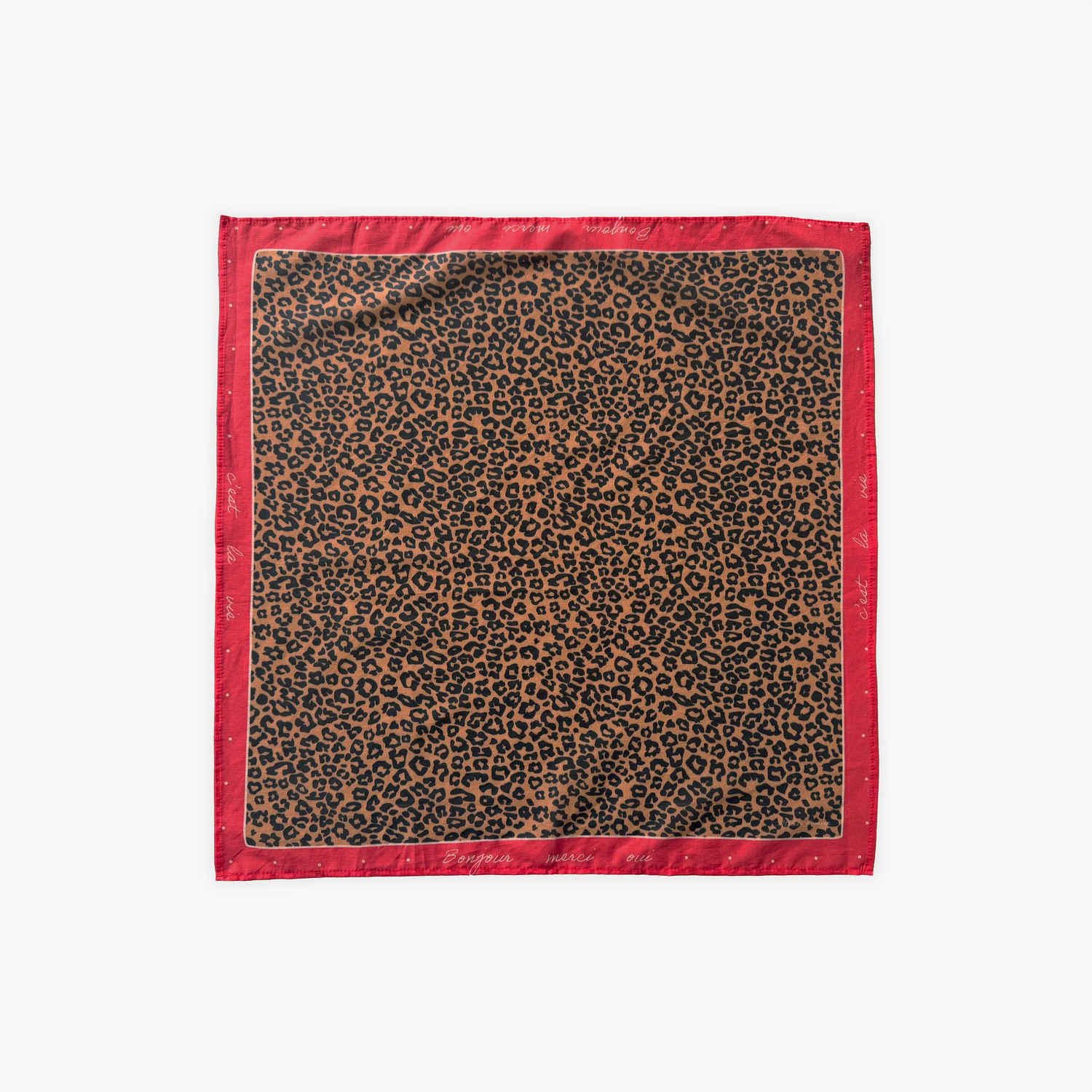 SCARF | LEOPARD | ÉDITION DE NOËL