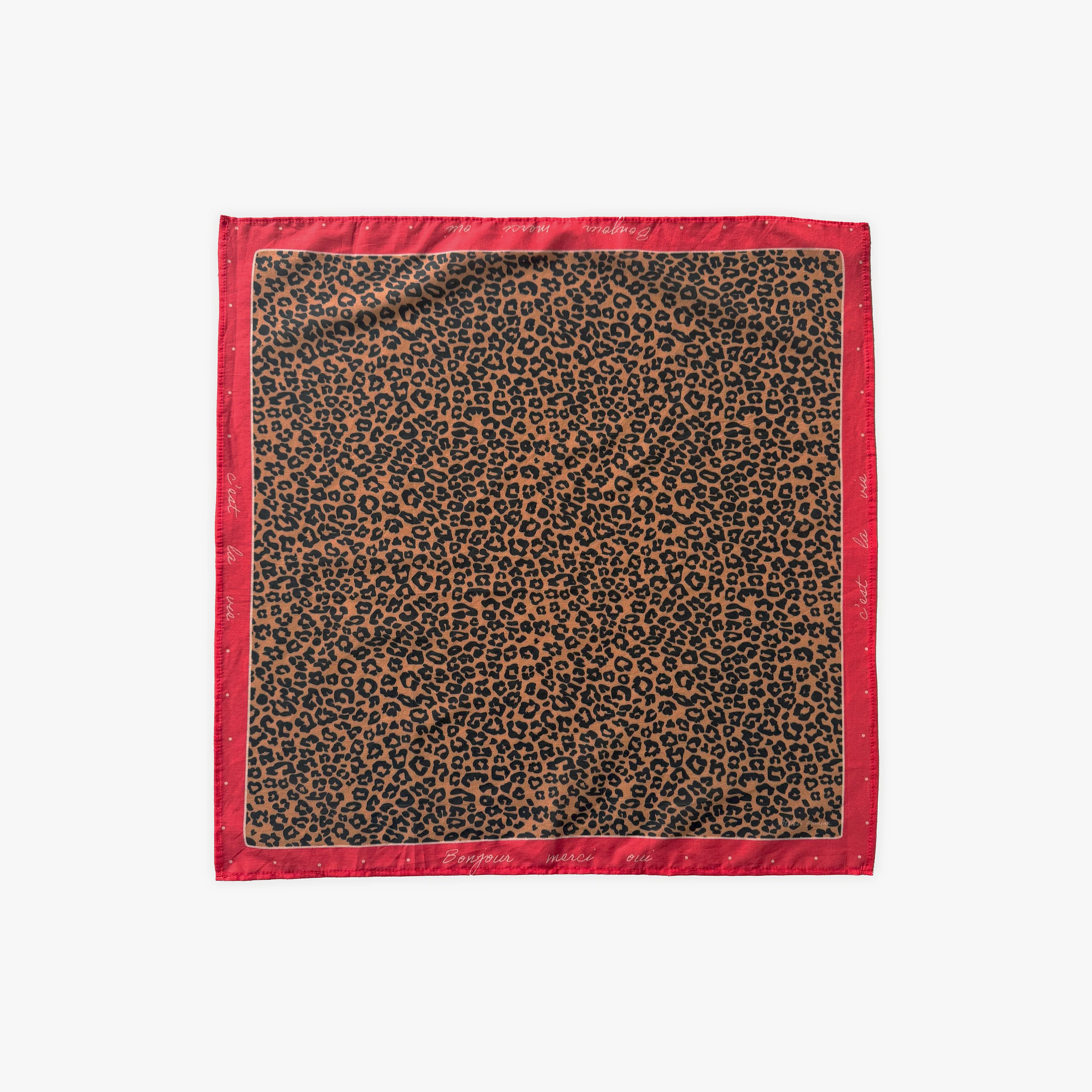 SCARF | LEOPARD | ÉDITION DE NOËL