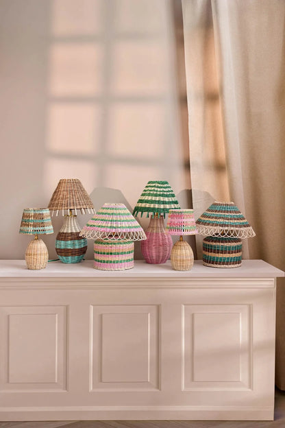 La Petite Rattan Lamp | Fine Brown