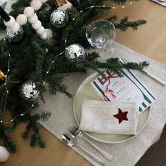 LINNEN SERVETTEN |  BONJOUR BEIGE