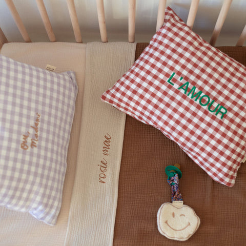 MUSLIN BED SET BETTER BROWNIE | COT