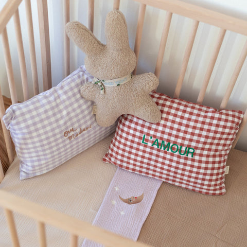 MUSLIN BED SET FINE BROWN - LEDIKANT