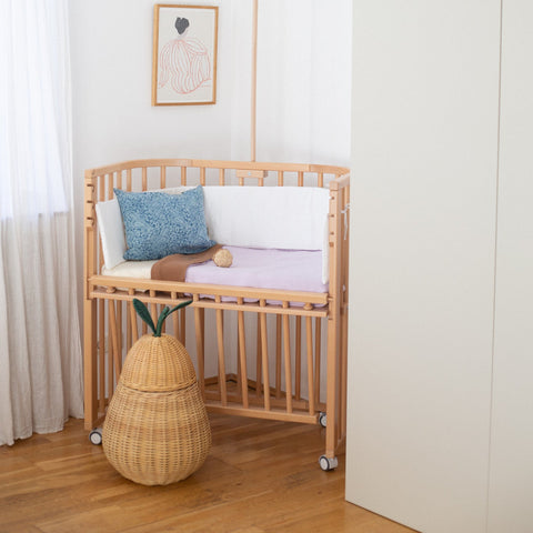 MUSLIN BED SET LUCKY LILA | CRIB