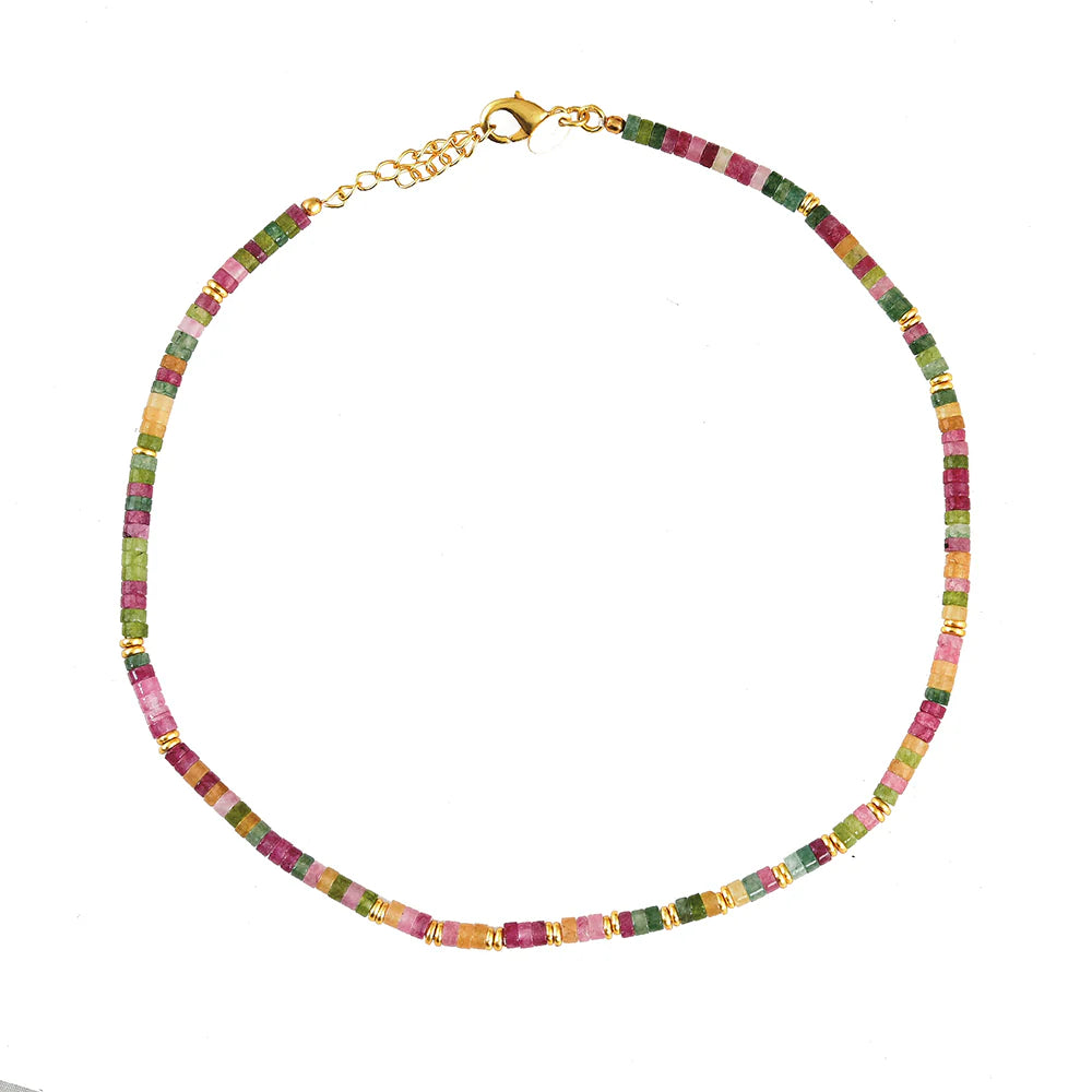 Multi Gemstone Pink | Necklace 
