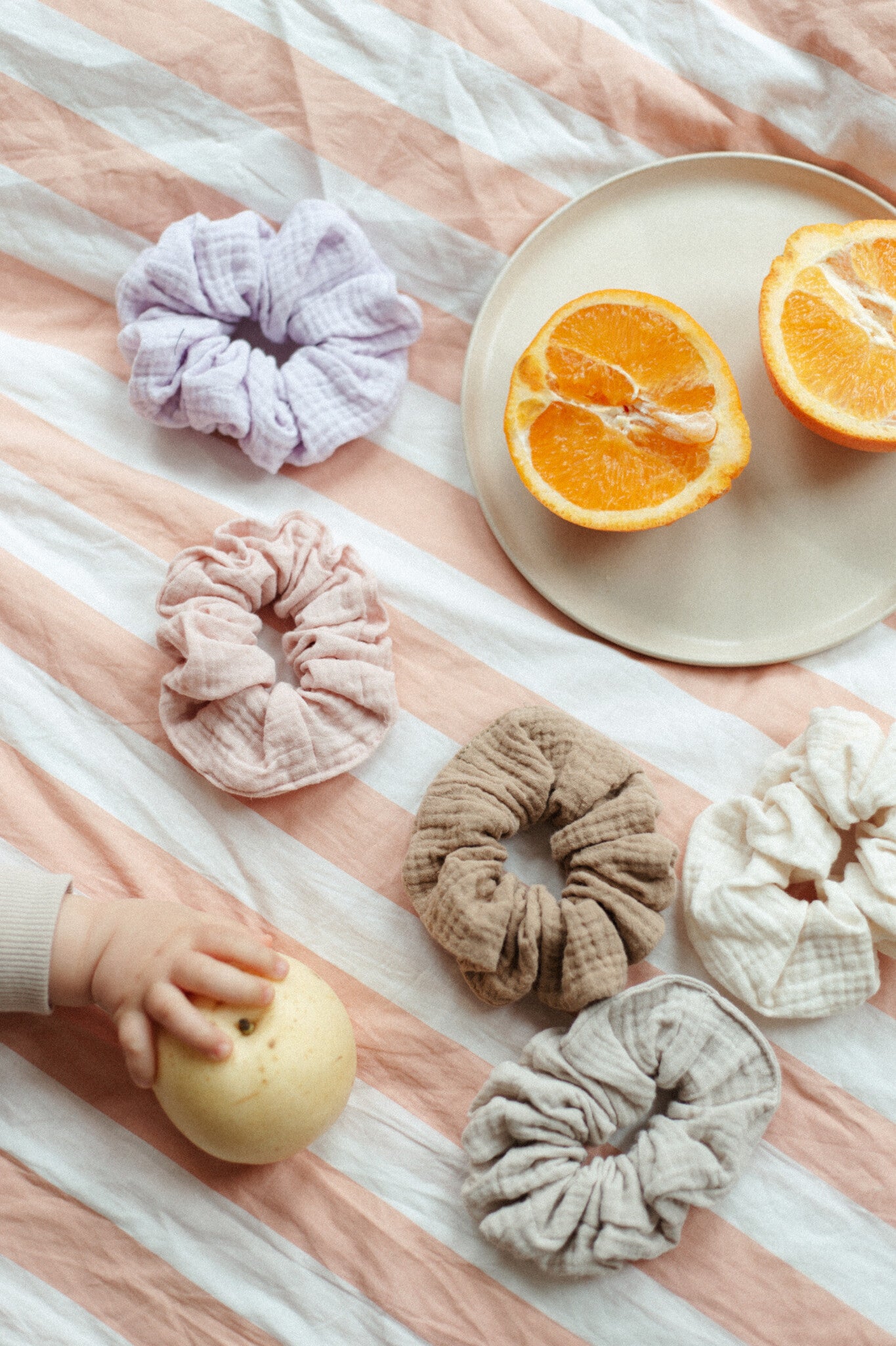 Oversized scrunchies 