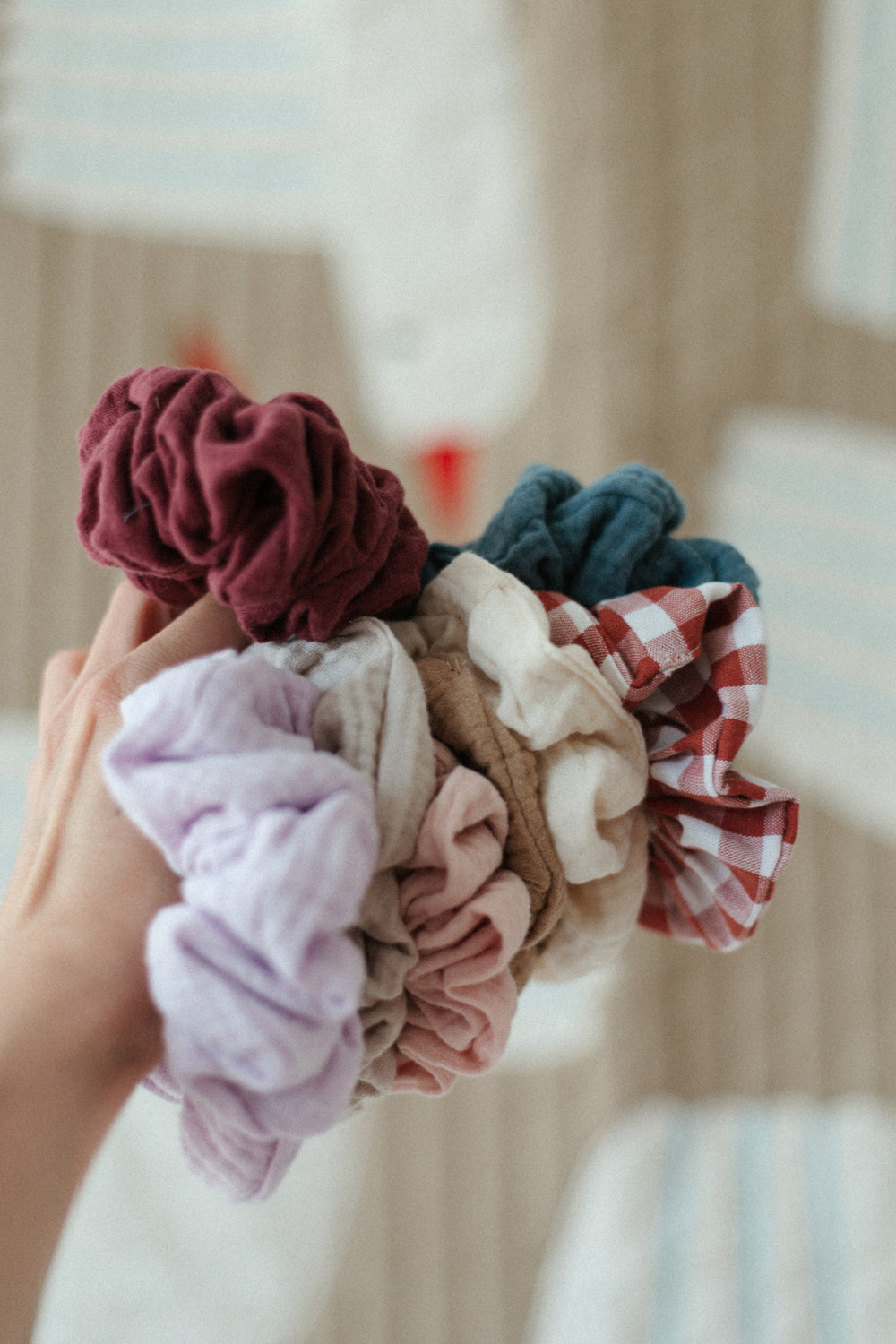 OVERSIZED SCRUNCHIE | MUSLIN COTTON