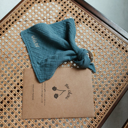 Speendoekje misty blue 