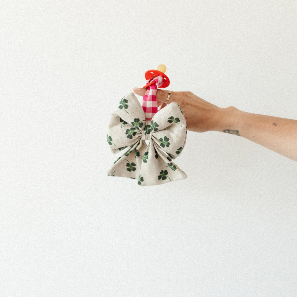 PACIFIER CLOTH | LUCKY BOW