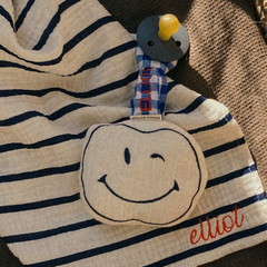 PACIFIER CLOTH POMME | BOOGIE BLUE