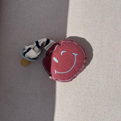 PACIFIER CLOTH POMME | BURGUNDY BOO