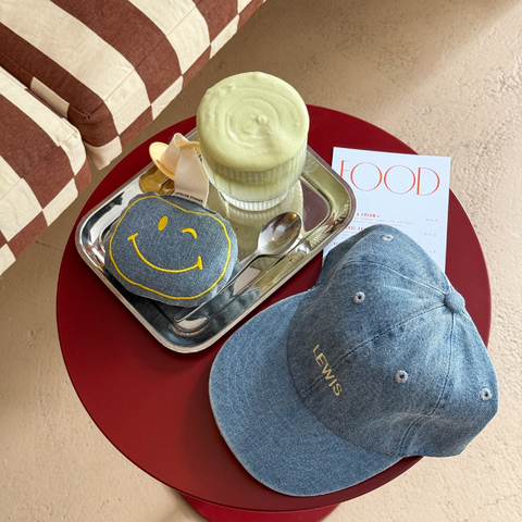 PACIFIER CLOTH  POMME | DENIM