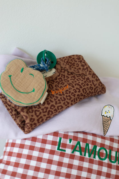 Speendoekje fine brown