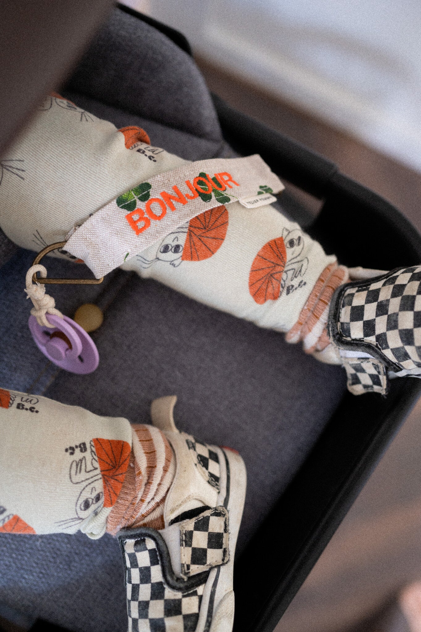 Speenkoord met klavers erop