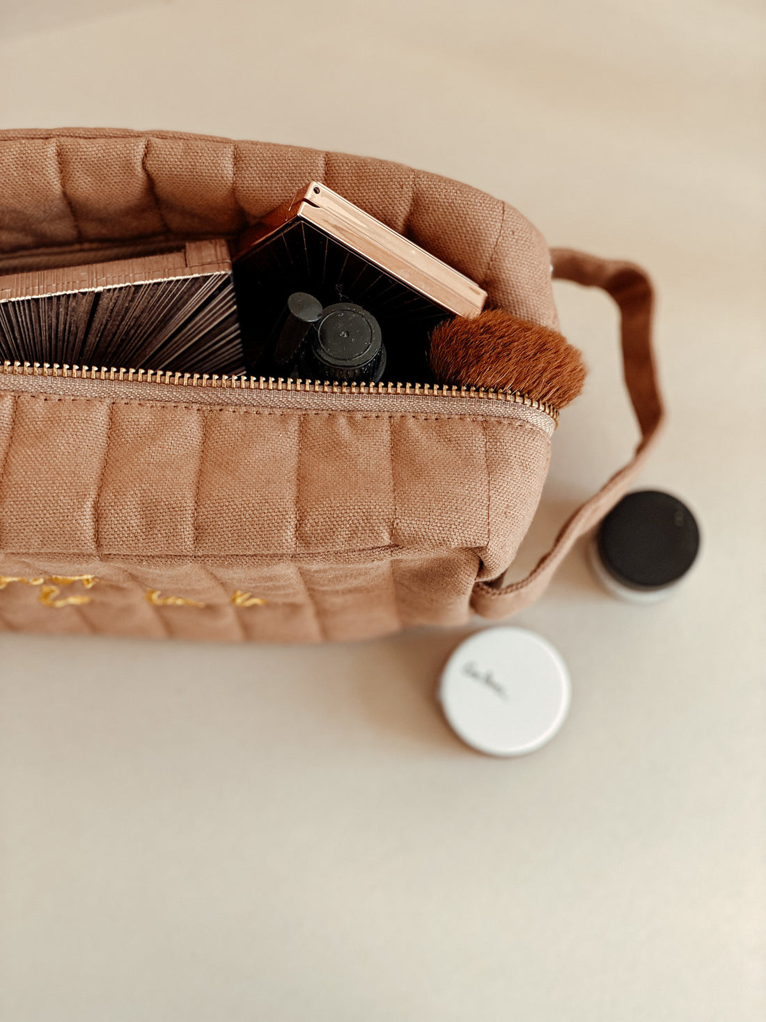 Perfect pouch fine brown 