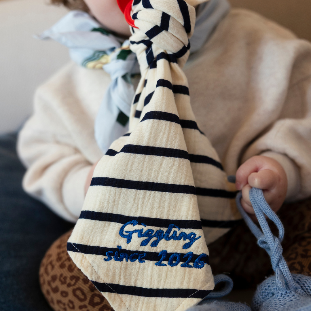 Pacifier cloth cuddle | The breton stripe