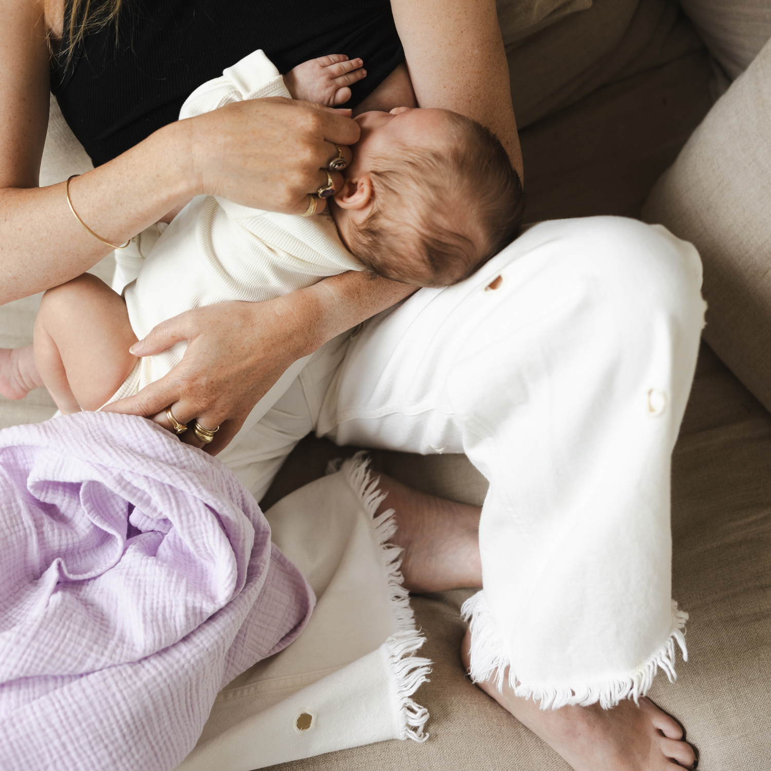 Romper wrap the baby cosy white 