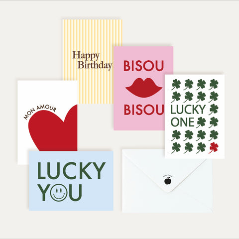 SET OF 5 POST CARDS | BONJOUR MOMENTS