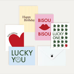 SET OF 5 POST CARDS | BONJOUR MOMENTS