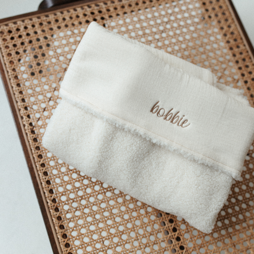 TEDDY BLANKET CRIB | SNOWY