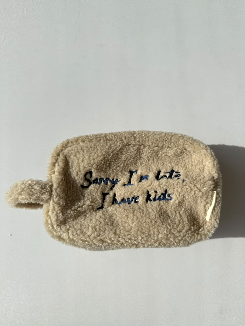 SAMPLE SALE | Teddy Pouch Sorry I'm Late