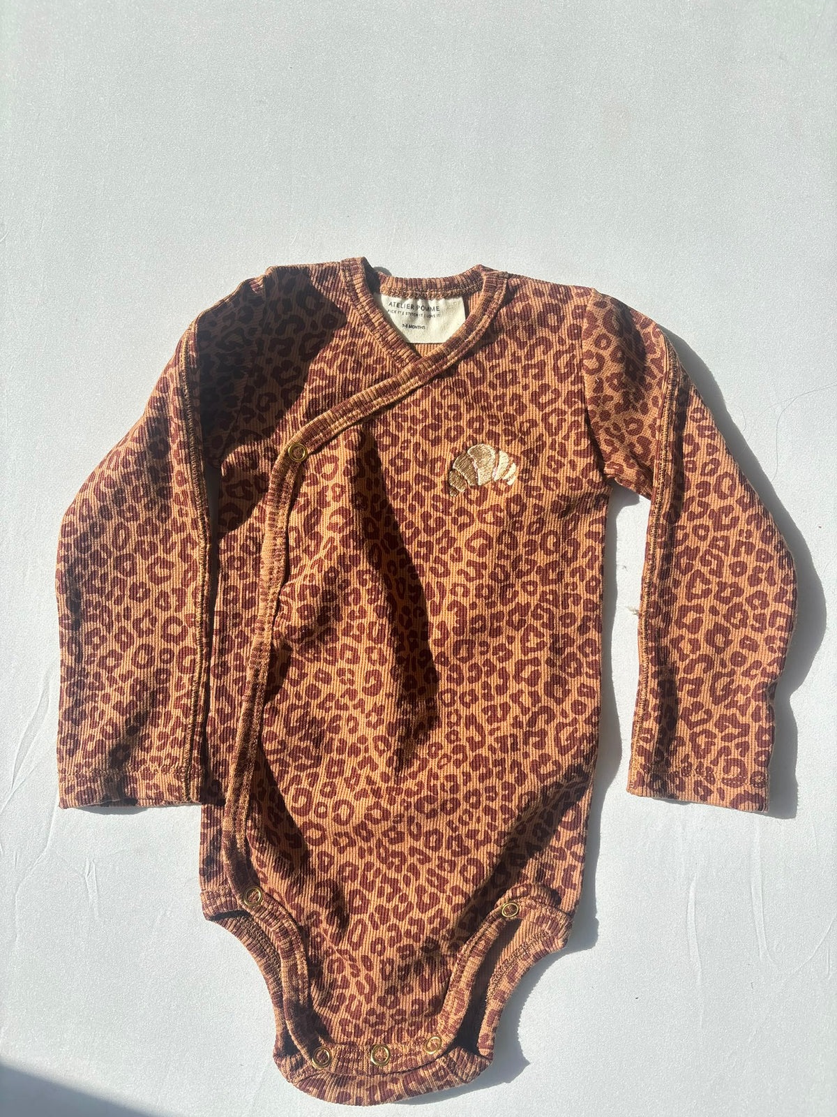 SAMPLE SALE | Leopard Rap Romper 3-6 Months