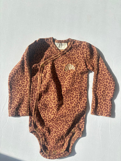 SAMPLE SALE | Leopard Rap Romper 3-6 Months
