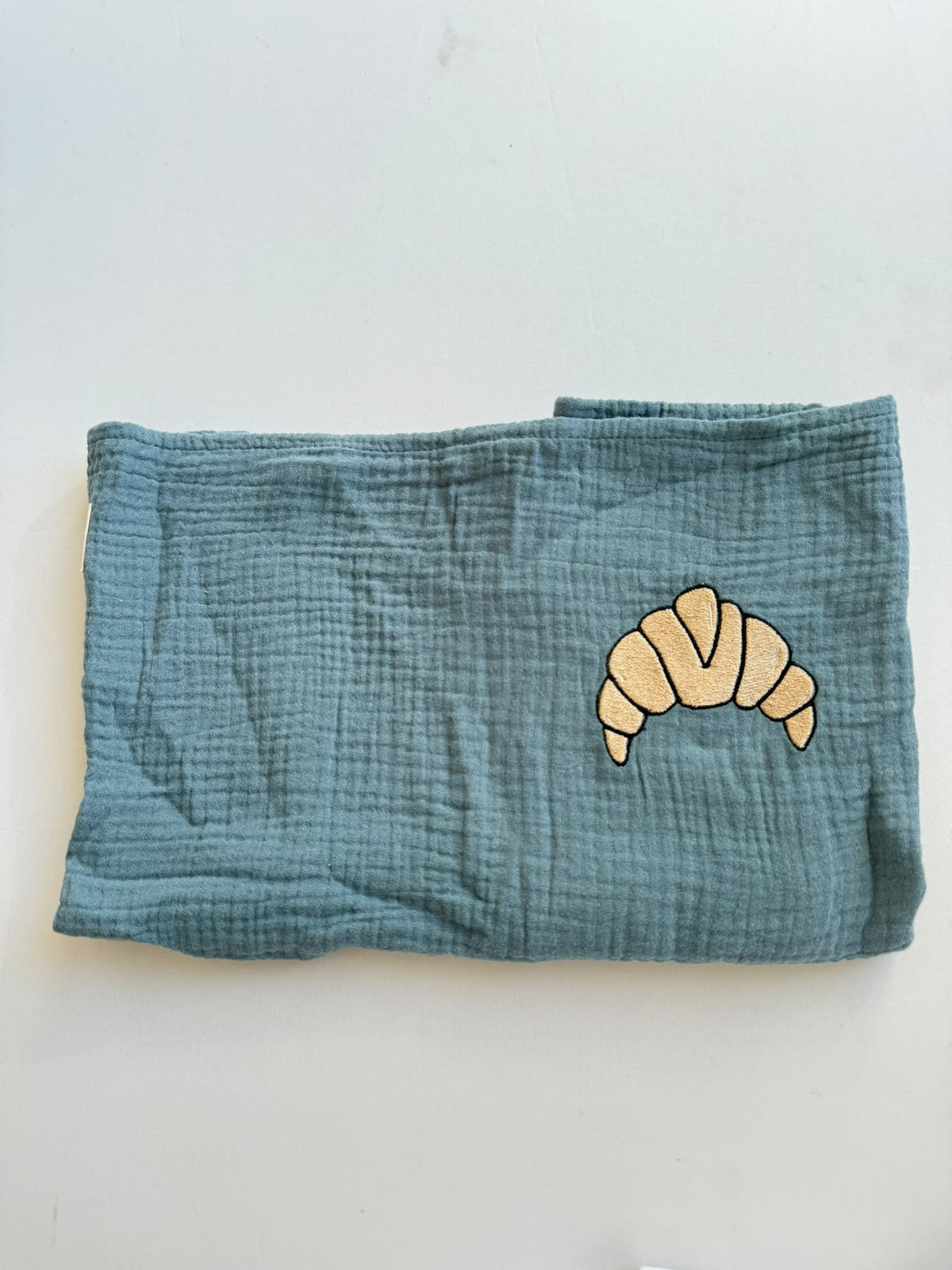 SAMPLE SALE | Huge Towel Misty Blue Croissant