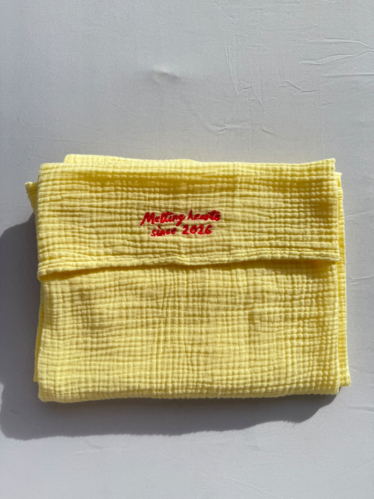 SAMPLE SALE |Flat Sheet Crib Butter Yellow 2026