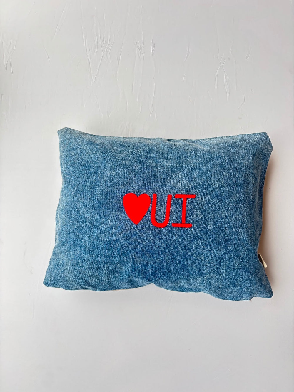 SAMPLE SALE |Denim Pillow OUI