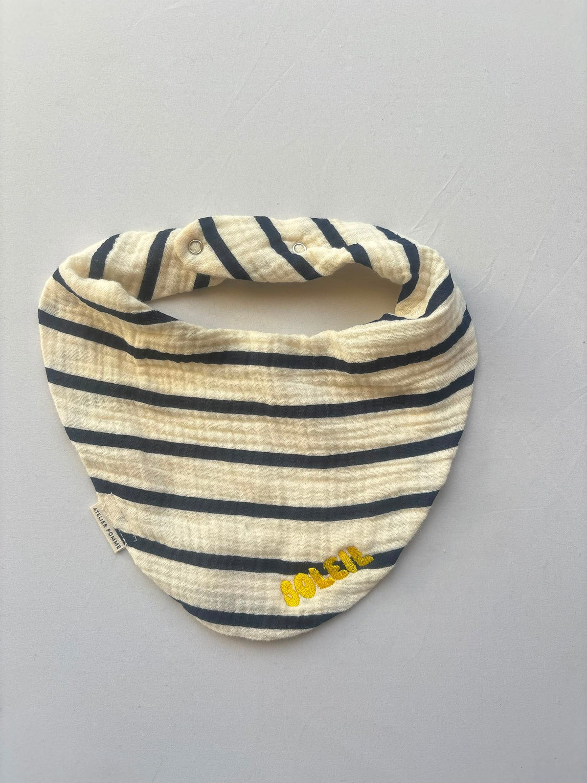 SAMPLE SALE |Tiny Bib Breton Stripe Soleil